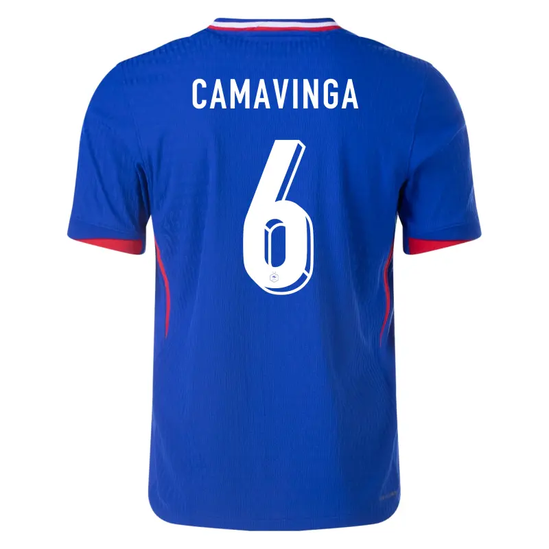 Camiseta Francia 1ª 2024 Eduardo Camavinga 6