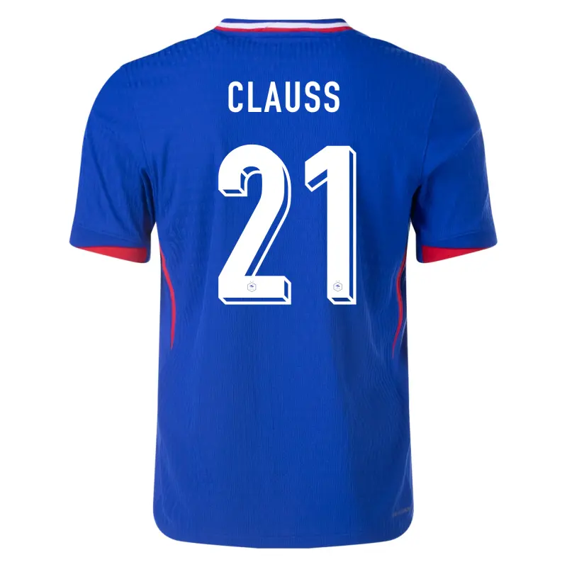 Camiseta Francia 1ª 2024 Jonathan Clauss 21