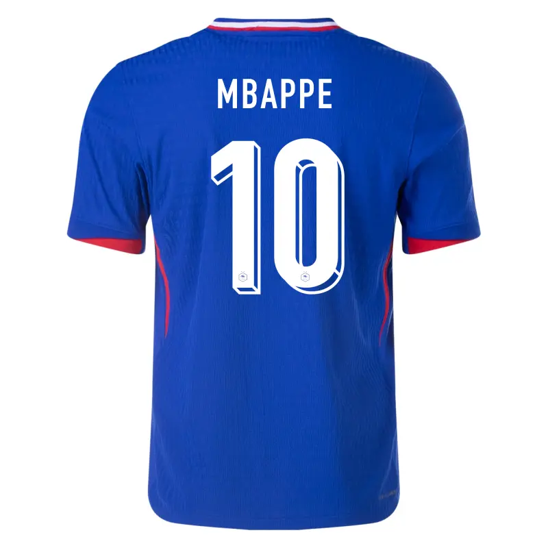 Camiseta Francia 1ª 2024 Kylian Mbappé 10