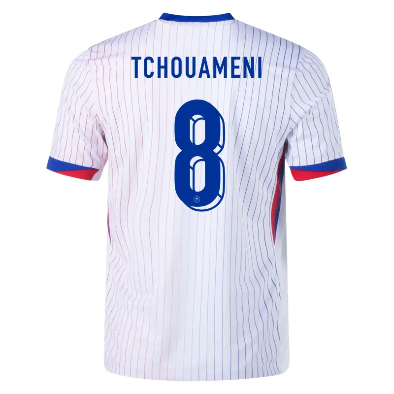 Camiseta Francia 2ª 2024 Aurélien Tchouaméni 8