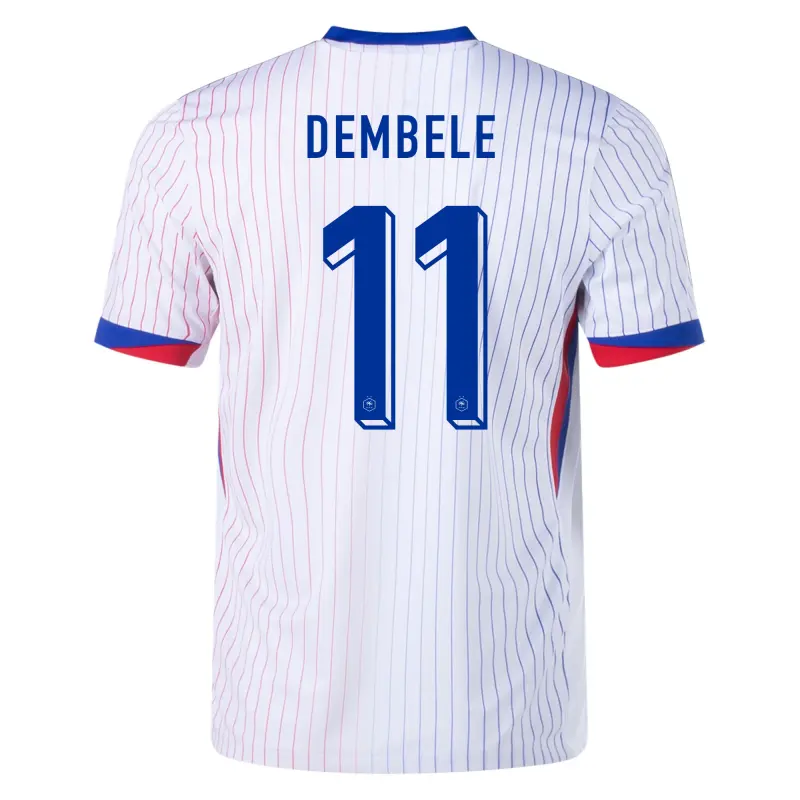 Camiseta Francia 2ª 2024 Ousmane Dembélé 11