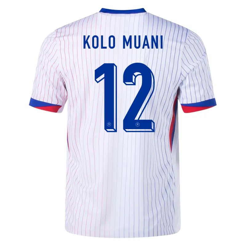 Camiseta Francia 2ª 2024 Randal Kolo Muani 12