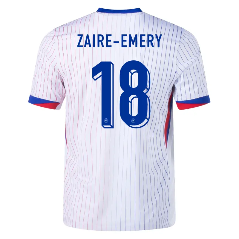 Camiseta Francia 2ª 2024 Warren Zaïre-Emery 18