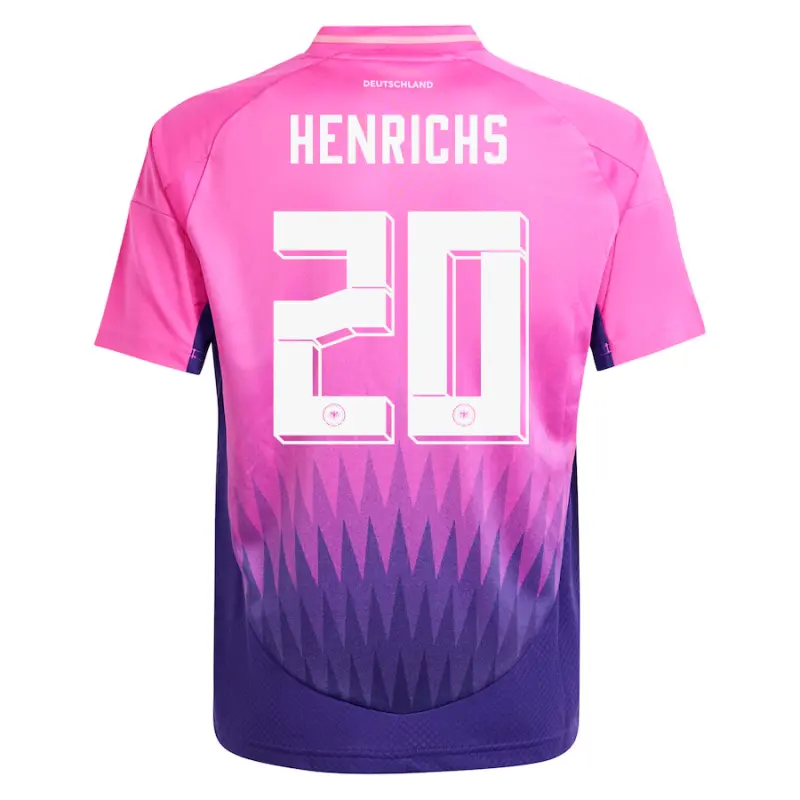 Camiseta Alemania 2ª 2024 Benjamin Henrichs 20