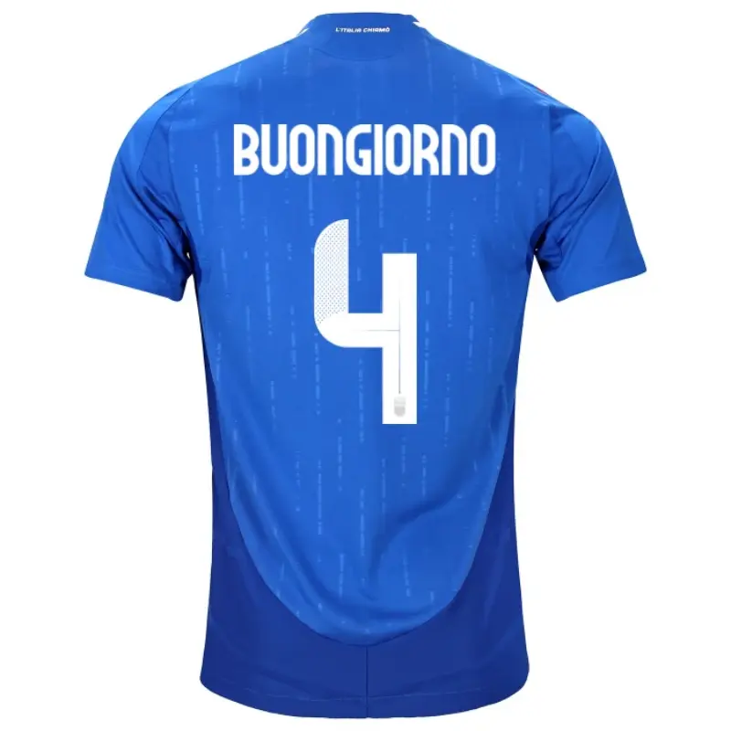 Camiseta Italia 1ª 2024 Alessandro Buongiorno 4