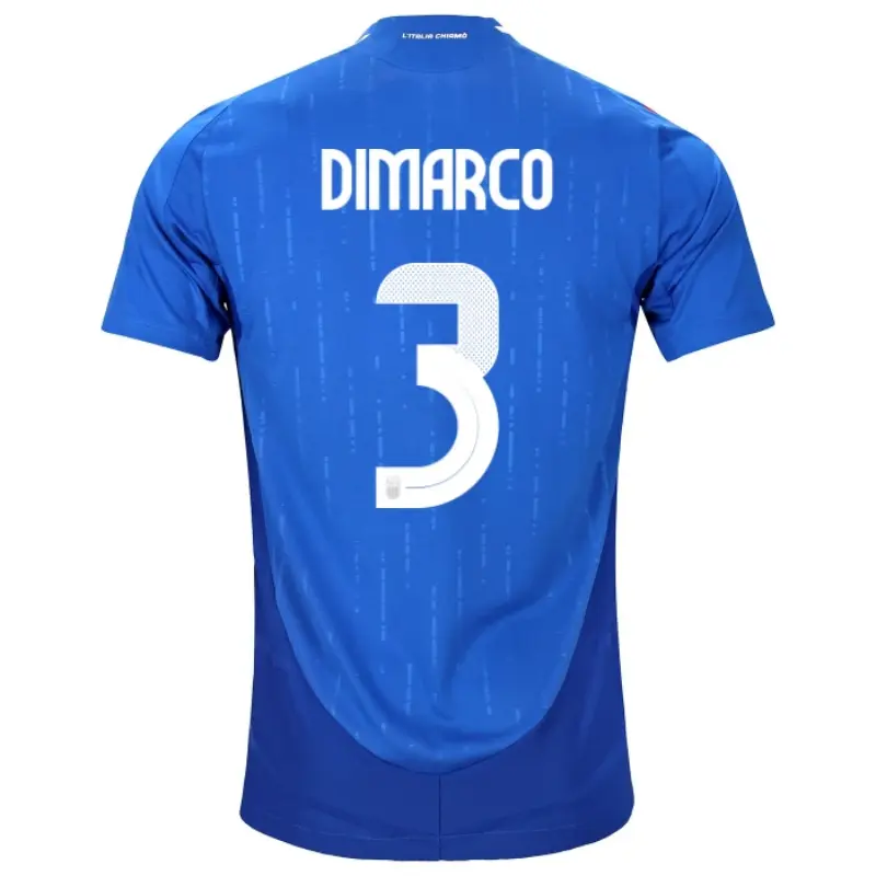 Camiseta Italia 1ª 2024 Federico Dimarco 3