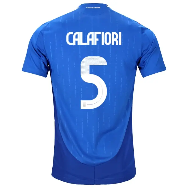 Camiseta Italia 1ª 2024 Riccardo Calafiori 5