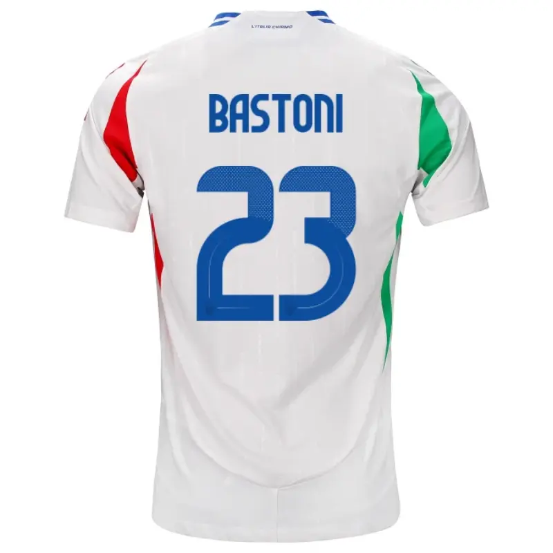 Camiseta Italia 2ª 2024 Alessandro Bastoni 23