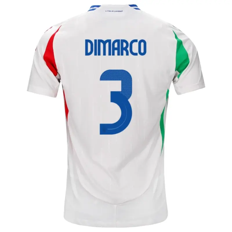 Camiseta Italia 2ª 2024 Federico Dimarco 3