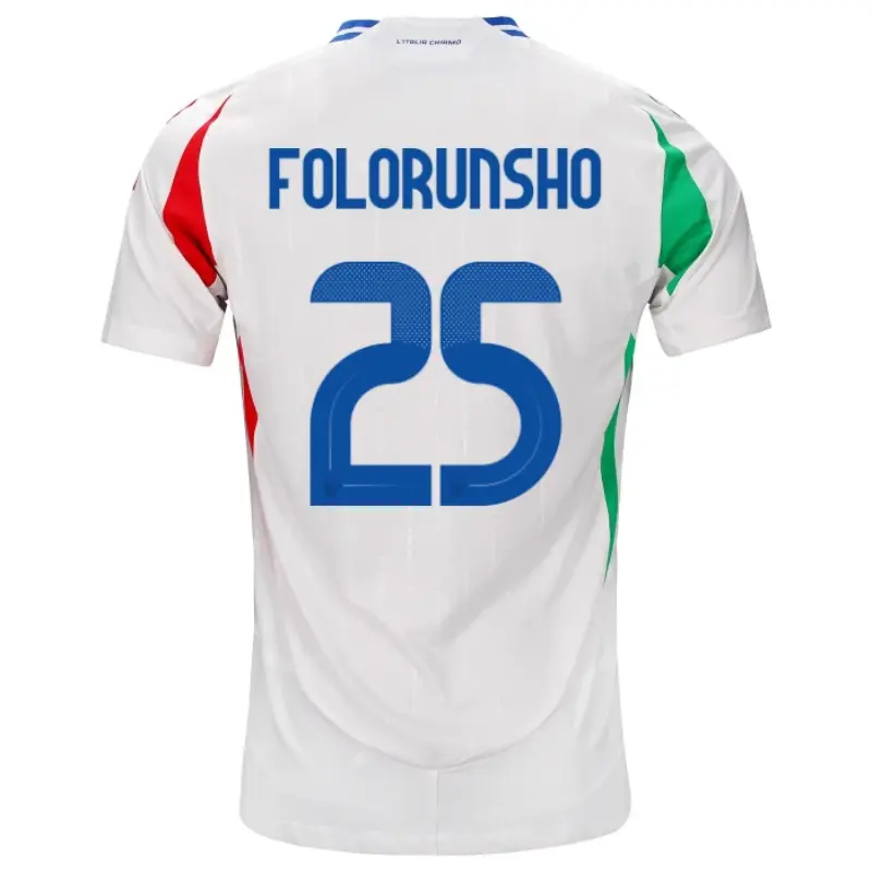 Camiseta Italia 2ª 2024 Michael Folorunsho 25