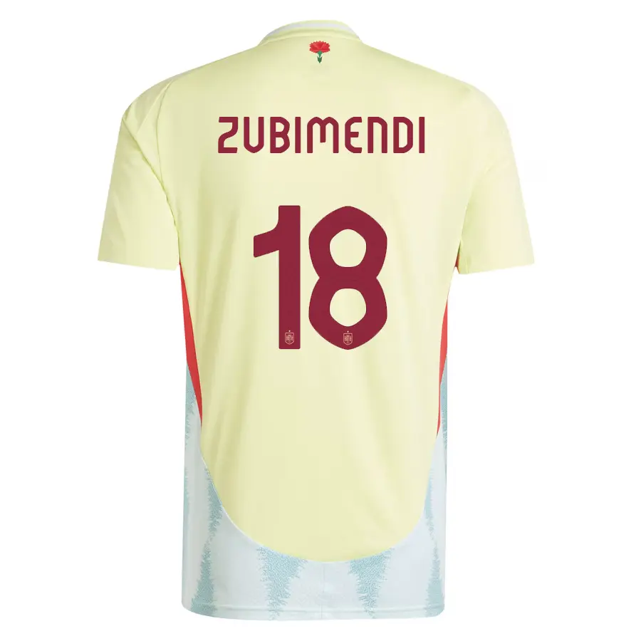 Camiseta España 2ª 2024 Martin Zubimendi 18