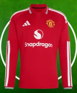 Camiseta Manchester United Primera Equipación Hombre 2026/2027 Manga Larga