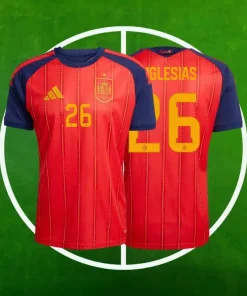 Camiseta España Primera Equipación Hombre 2026/2027 - B. Iglesias #26