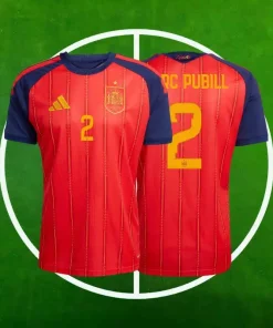 Camiseta España Primera Equipación Hombre 2026/2027 - Marc Pubill #2