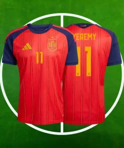 Camiseta España Primera Equipación Hombre 2026/2027 - Yéremy #11