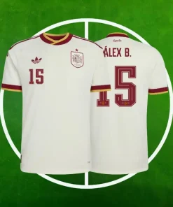 Camiseta España Segunda Equipación Hombre 2026/2027 - Álex B. #15