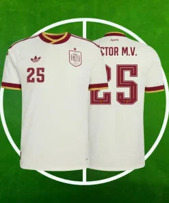 Camiseta España Segunda Equipación Hombre 2026/2027 - Víctor M.V. #25
