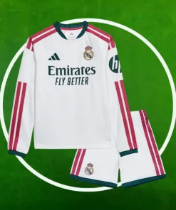 Camiseta Real Madrid Primera Equipación Niños 2026/2027 Manga Larga
