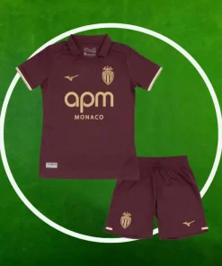 Camiseta AS Monaco Segunda Equipación Niños 2026/2027