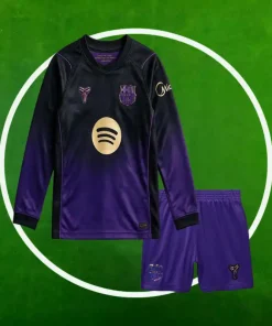 Camiseta FC Barcelona Segunda Equipación Niños 2026/2027 Manga Larga