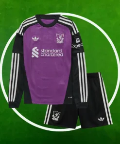 Camiseta Liverpool Portero Segunda Equipación Niños 2026/2027 Manga Larga