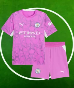 Camiseta Manchester City Portero Niños 2026/2027 Rosa