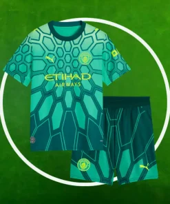 Camiseta Manchester City Portero Niños 2026/2027 Verde