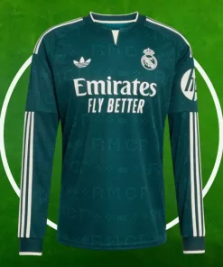Camiseta Real Madrid Segunda Equipación Hombre 2026/2027 Manga Larga
