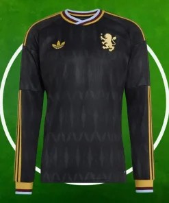 Camiseta Aston Villa Segunda Equipación Hombre 2026/2027 Manga Larga