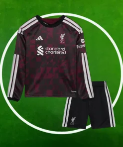 Camiseta Liverpool Tercera Equipación Niños 2026/2027 Manga Larga