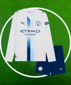 Camiseta Manchester City Tercera Equipación Niños 2026/2027 Manga Larga