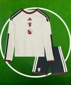 Camiseta Manchester United Tercera Equipación Niños 2026/2027 Manga Larga