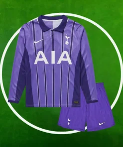 Camiseta Tottenham Hotspur Tercera Equipación Niños 2026/2027 Manga Larga