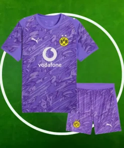 Camiseta Borussia Dortmund Portero Niños 2025/2026 Morado