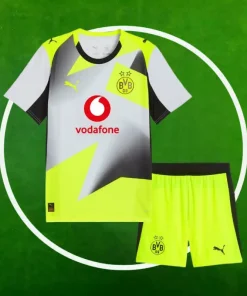 Camiseta Borussia Dortmund Segunda Equipación Niños 2025/2026