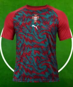Camiseta Pre-Partido Portugal Hombre 2026/2027 Rojo