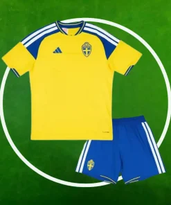 Camiseta Suecia Primera Equipación Niños 2026/2027