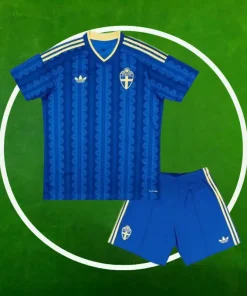 Camiseta Suecia Segunda Equipación Niños 2026/2027