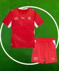 Camiseta Suiza Primera Equipación Niños 2026/2027