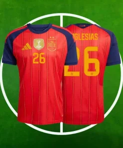 Camiseta España Primera Equipación Hombre 2026/2027 - B. Iglesias #26