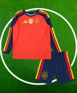 Camiseta España Primera Equipación Niños 2026/2027 Manga Larga