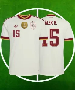Camiseta España Segunda Equipación Hombre 2026/2027 - Álex B. #15