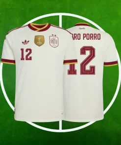 Camiseta España Segunda Equipación Hombre 2026/2027 - Pedro Porro #12