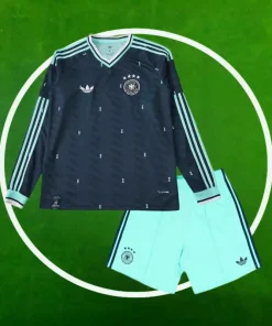 Camiseta Alemania Segunda Equipación Niños 2026/2027 Manga Larga