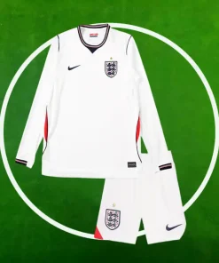 Camiseta Inglaterra Primera Equipación Niños 2026/2027 Manga Larga