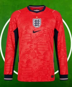 Camiseta Inglaterra Segunda Equipación Hombre 2026/2027 Manga Larga