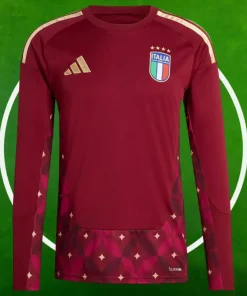 Camiseta Italia Portero Primera Equipación Hombre 2026/2027 Manga Larga