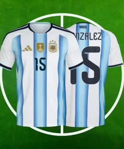 Camiseta Argentina Primera Equipación Hombre 2026/2027 - GONZÁLEZ #15