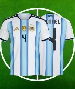 Camiseta Argentina Primera Equipación Hombre 2026/2027 - MONTIEL #4