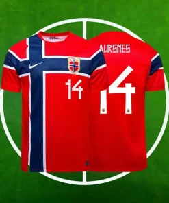 Camiseta Noruega Primera Equipación Hombre 2026/2027 - AURSNES #14